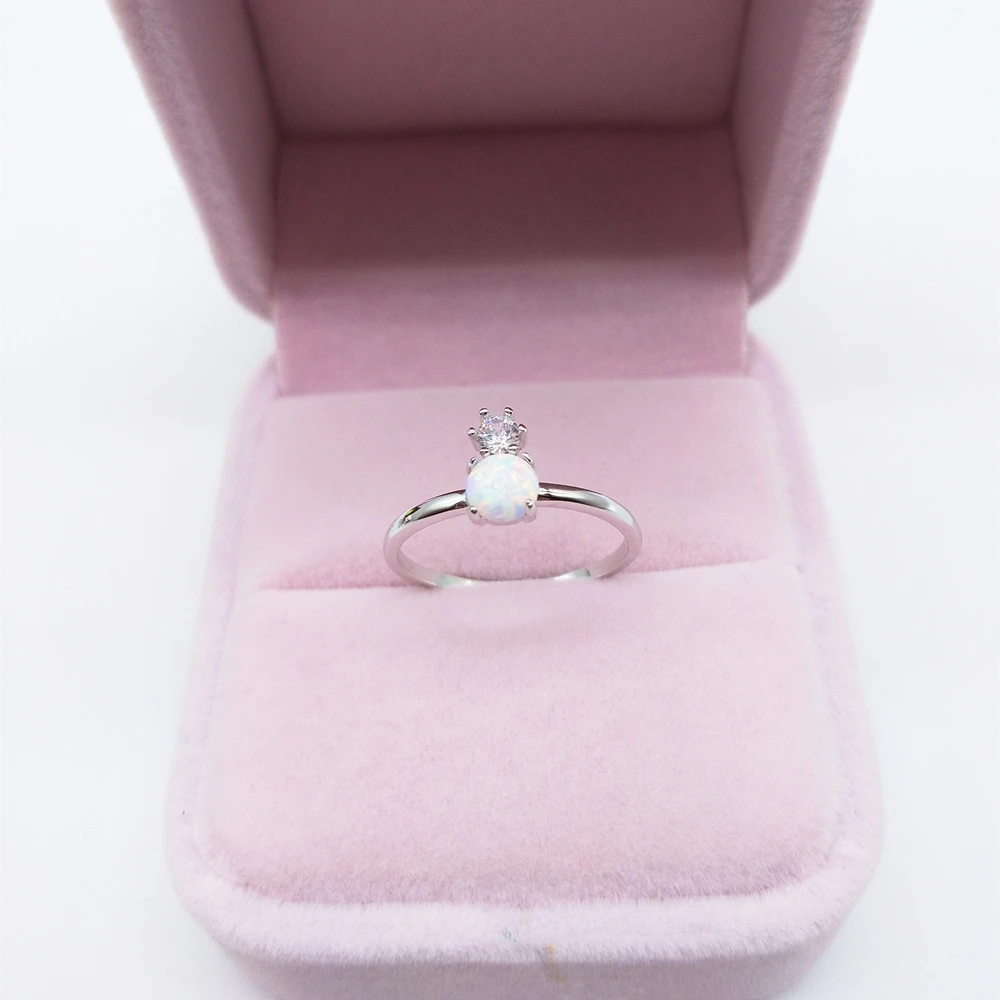 (1pc/lot)Free Shipping New Design White Fire Opal Ring Fashion Jewelry Women Silver Color Zircon Rings with wholesale price
(1pc/lot)Free Shipping New Design White Fire Opal Ring Fashion Jewelry Women Silver Color Zircon Rings with wholesale price