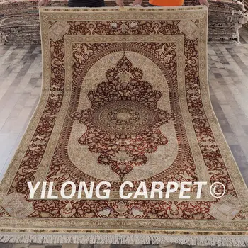 Yilong 6'x9' Handknotted tuirkish design red persian rug handmade area carpet (SL19A6x9)
Yilong 6'x9' Handknotted tuirkish design red persian rug handmade area carpet (SL19A6x9)