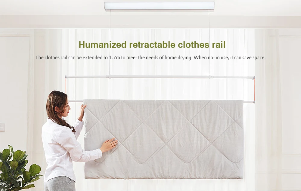 MR BOND Compact Smart Dryer Telescopic Clothes Drying Rack from Xiaomi Youpin MR BOND Compact Smart Dryer Telescopic Clothes Drying Rack from Xiaomi Youpin