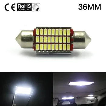 50pcs error free 36mm 3014 C5W 27SMD dome festoon reading bulb nonpolarity led number plate light courtesy/roof lamp car styling
50pcs error free 36mm 3014 C5W 27SMD dome festoon reading bulb nonpolarity led number plate light courtesy/roof lamp car styling