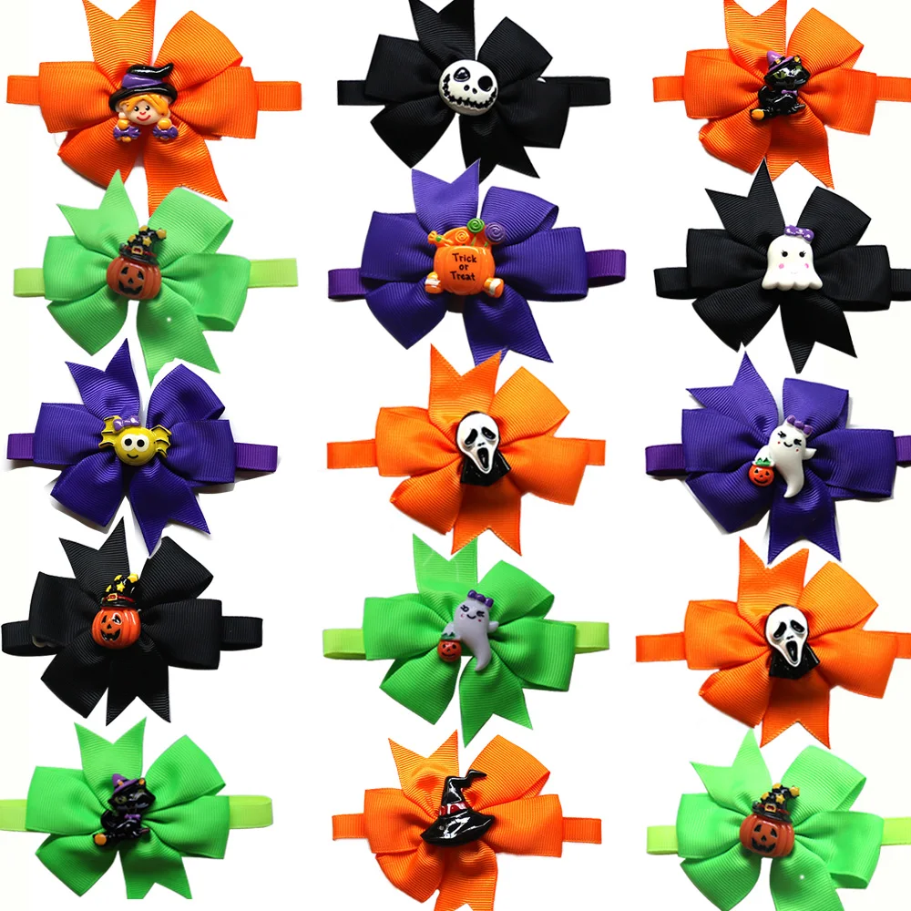 60pcs Pumpkin Skull Pet Supplies Halloween Pet Cat Puppy Grooming Accessories Small Dog Bowties Neckties Pet Holiday Bow Tie
60pcs Pumpkin Skull Pet Supplies Halloween Pet Cat Puppy Grooming Accessories Small Dog Bowties Neckties Pet Holiday Bow Tie