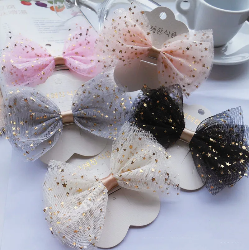 Boutique 10pcs Fashion Cute Glitter Star Mesh Bow Hairpins Solid Bowknot Hair Clips Princess Headwear Hair Accessories for Girls
Boutique 10pcs Fashion Cute Glitter Star Mesh Bow Hairpins Solid Bowknot Hair Clips Princess Headwear Hair Accessories for Girls