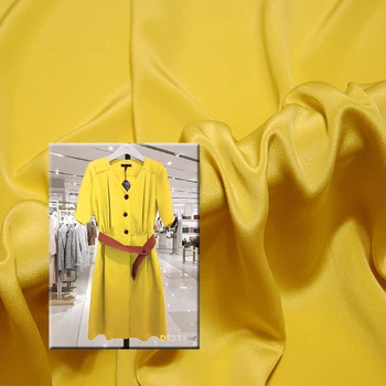 real silk crepe DE chine Satin fabrics yellow fabric for skirt dress 0.5meter
real silk crepe DE chine Satin fabrics yellow fabric for skirt dress 0.5meter