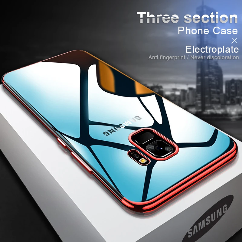 Чехол AOXIN из ТПУ с покрытием для телефона Samsung Galaxy Note 8 9 10 S8 S9 S10 Plus чехол бампер