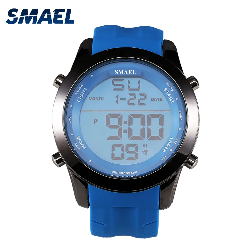 New SMAEL Sports Watches Colorful Digital Watch LED Display Casual Watches Men Wristwatches Montre Homme Relogios Masculino 1076
New SMAEL Sports Watches Colorful Digital Watch LED Display Casual Watches Men Wristwatches Montre Homme Relogios Masculino 1076