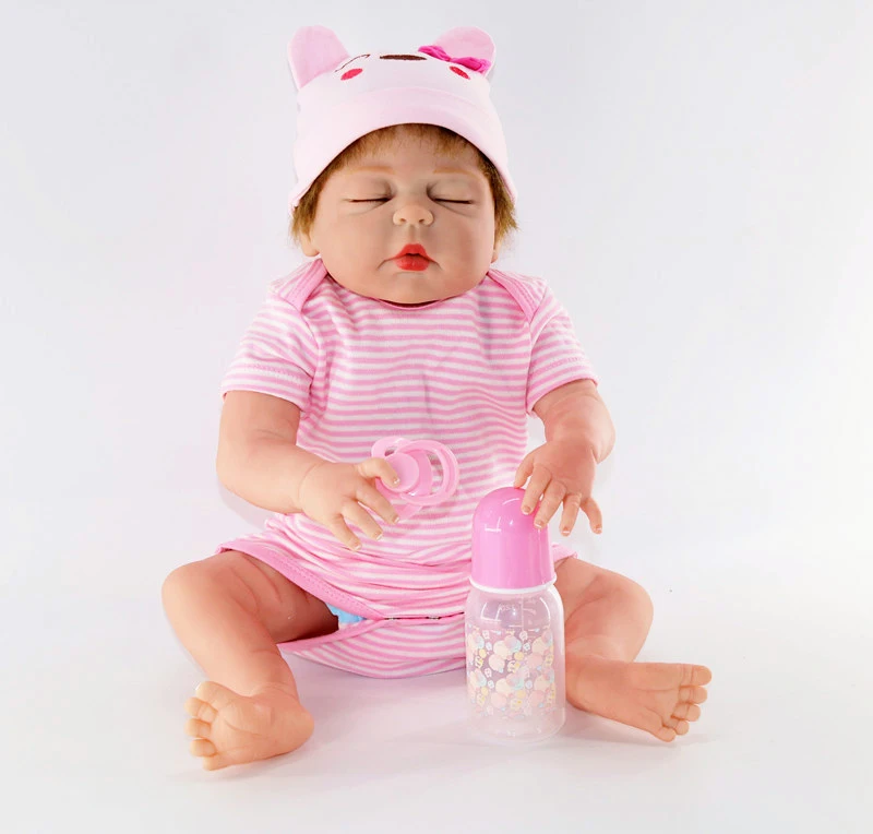 22" full silicone reborn babies dolls bebe bathe toy birthday lol dolls reborn bebe so truly looking kids best gift bonecas
22" full silicone reborn babies dolls bebe bathe toy birthday lol dolls reborn bebe so truly looking kids best gift bonecas