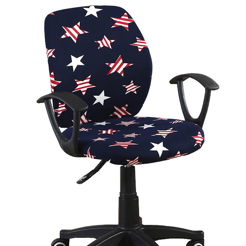Office Chair Covers Spandex Five pointed Star Flower Printing Computer Chair Covers Stretch Elastic Slipcovers Universal
Office Chair Covers Spandex Five pointed Star Flower Printing Computer Chair Covers Stretch Elastic Slipcovers Universal
