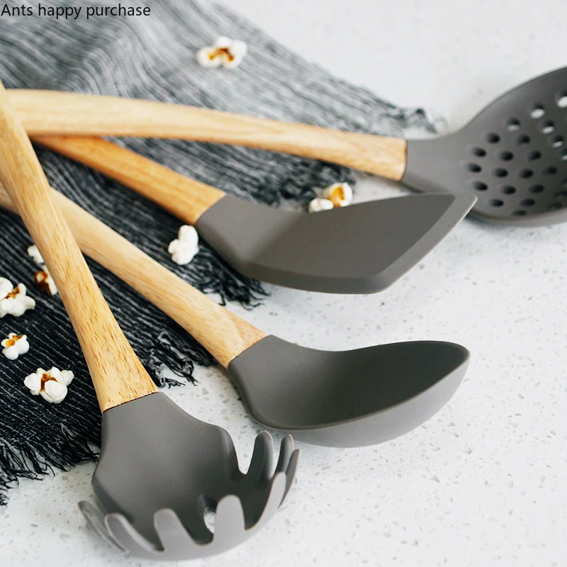 Stainless Steel / Wooden Spoon Long Handle Kitchen Cooking Tools Non-stick Pan Spatula Big Soup Spoon Resuable Tablewares Supply
Stainless Steel / Wooden Spoon Long Handle Kitchen Cooking Tools Non-stick Pan Spatula Big Soup Spoon Resuable Tablewares Supply
