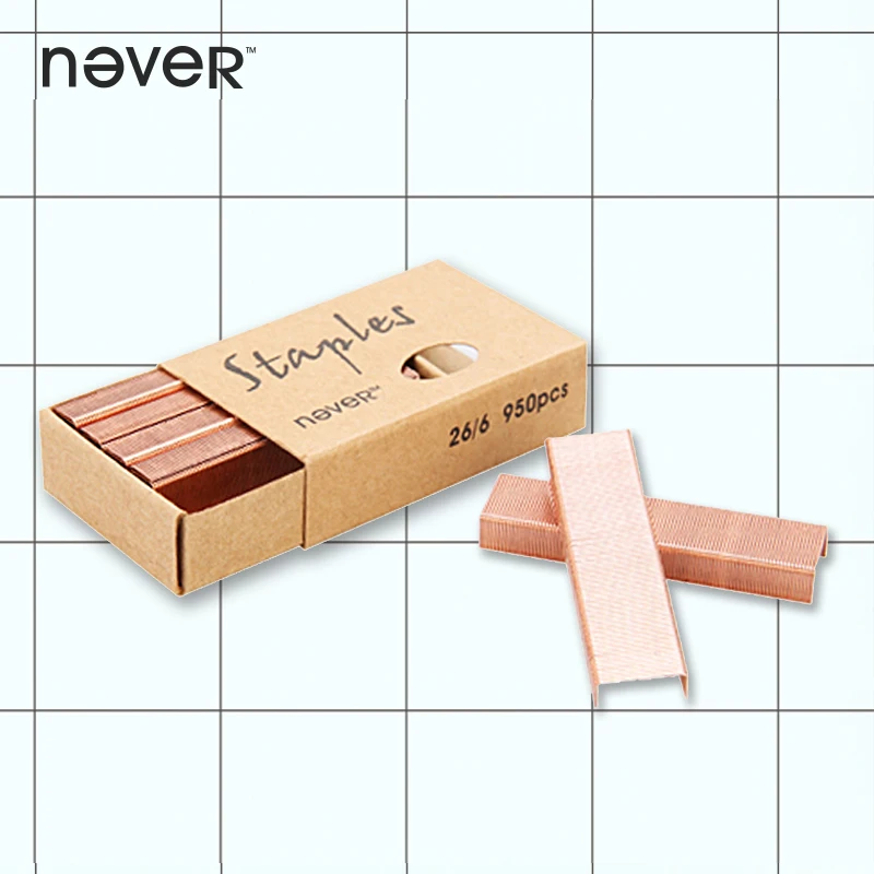 Never Creative Color Metal Staples Rose Gold Silver Staples For Staplers 2019 Trend Office Accessories 26/6 Stationery Supplies
Never Creative Color Metal Staples Rose Gold Silver Staples For Staplers 2019 Trend Office Accessories 26/6 Stationery Supplies