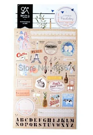 New 1 pcs/set sweet paris life designs paper sticker Scrapbooking Decoration label Wholesale
New 1 pcs/set sweet paris life designs paper sticker Scrapbooking Decoration label Wholesale