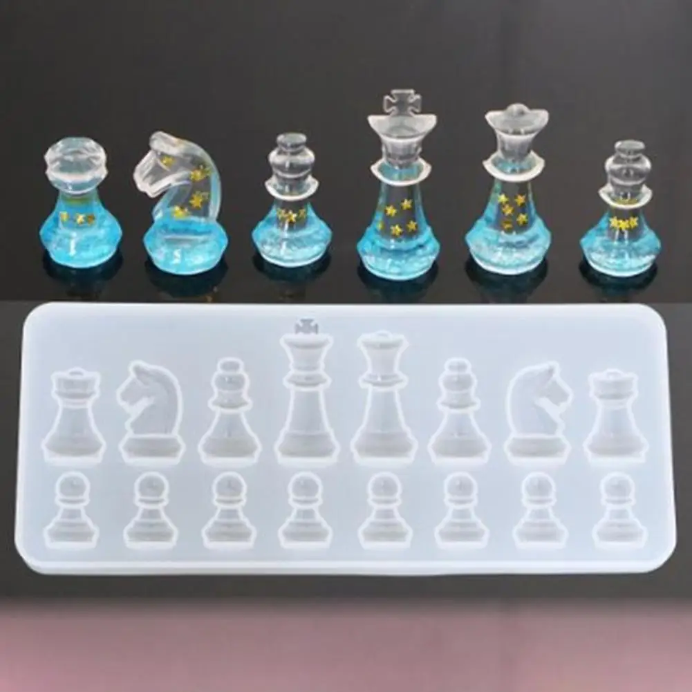 Chess Pieces Silicone Mold Jewelry Making Epoxy Mould DIY Handmade Crafting Tool
Chess Pieces Silicone Mold Jewelry Making Epoxy Mould DIY Handmade Crafting Tool