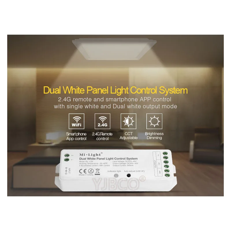 New milight LS3 led controller ;DC42V~45V Input;DC30V~40V 900mA Output;led Dual White Panel Light Control System
New milight LS3 led controller ;DC42V~45V Input;DC30V~40V 900mA Output;led Dual White Panel Light Control System