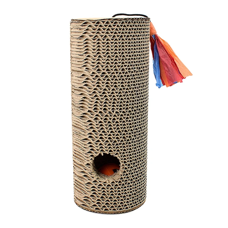 Cat Scratch Toy Pet Scratch-resistant Cat Toys With Well Ball Corrugated Double-sided Paper Pet Claw Care Cat Toy
Cat Scratch Toy Pet Scratch-resistant Cat Toys With Well Ball Corrugated Double-sided Paper Pet Claw Care Cat Toy