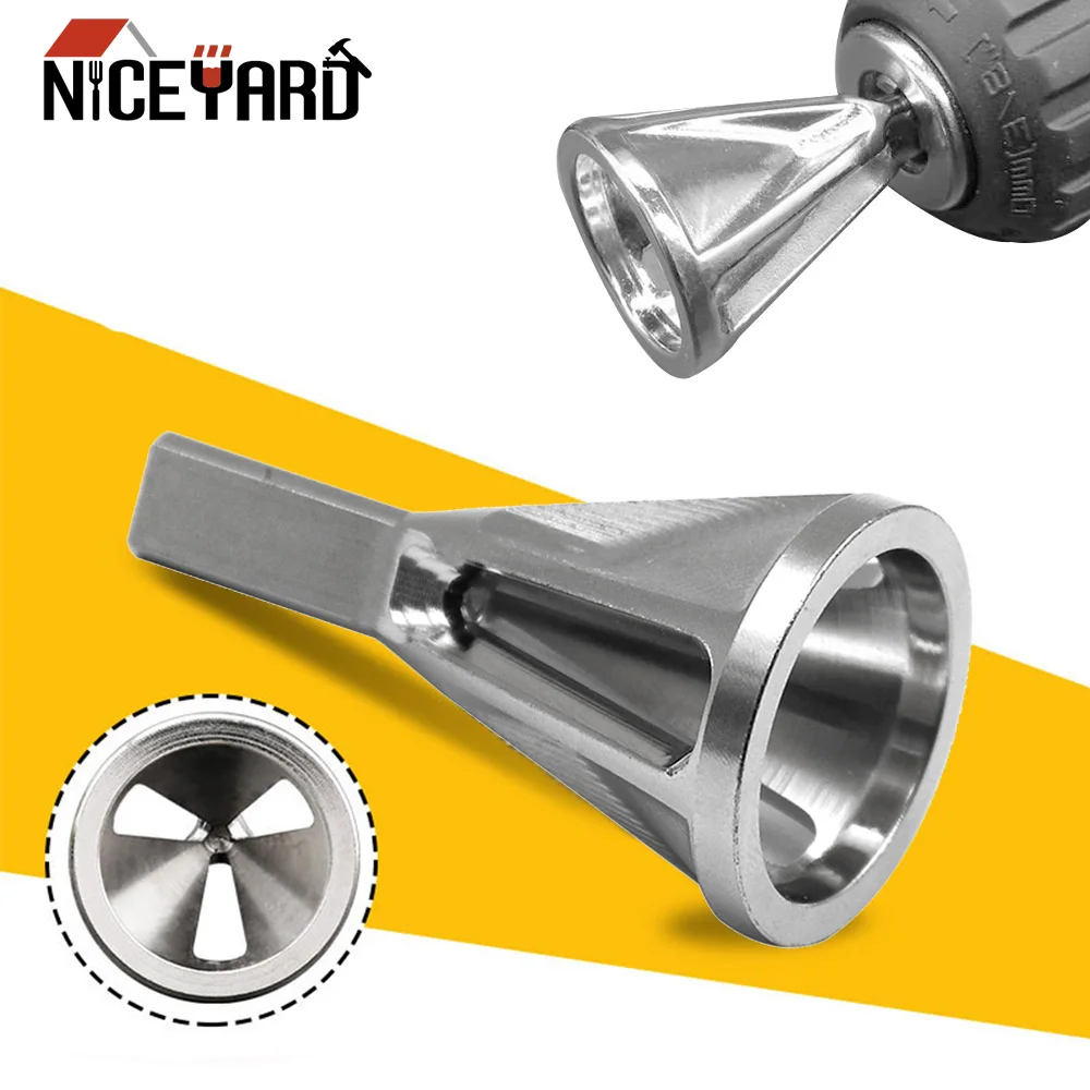 NICEYARD Deburring External Chamfer Tool Stainless Steel Remove Burr Tool for Drill Bit
NICEYARD Deburring External Chamfer Tool Stainless Steel Remove Burr Tool for Drill Bit