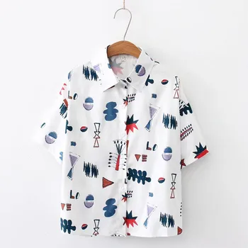womens tops and blouses Fashion Short Sleeve Cartoon Print Korean Shirt Casual Loose dames kleding blusas mujer de moda 2019
womens tops and blouses Fashion Short Sleeve Cartoon Print Korean Shirt Casual Loose dames kleding blusas mujer de moda 2019