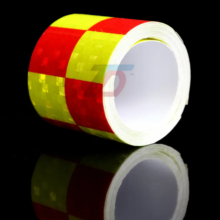 5cmx5m Yellow Red Squares Safety Mark Reflective Tape Stickers Strips car-styling PVC Self Adhesive Warning Tape High Visibility
5cmx5m Yellow Red Squares Safety Mark Reflective Tape Stickers Strips car-styling PVC Self Adhesive Warning Tape High Visibility