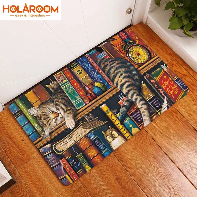 Home Door Mats Lazy Sleeping Pet Cat Pattern Carpets For Living Room/Bathroom Door Thin Cartoon Mat Carpets 40x60cm/50x80cm
Home Door Mats Lazy Sleeping Pet Cat Pattern Carpets For Living Room/Bathroom Door Thin Cartoon Mat Carpets 40x60cm/50x80cm
