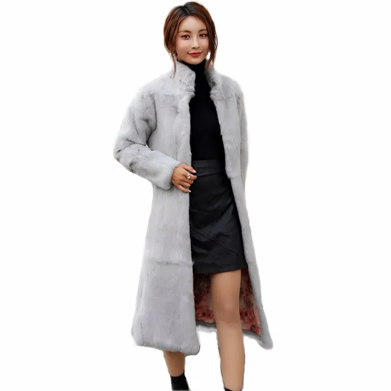 Natural Rabbit Fur Winter Woman Coats Long 2019 Fashion Genuine Fur Coats Women Real Rex Rabbit Fur Coat Warm Multicolor
Natural Rabbit Fur Winter Woman Coats Long 2019 Fashion Genuine Fur Coats Women Real Rex Rabbit Fur Coat Warm Multicolor