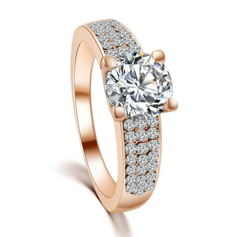 Princess Cut Solitaire Ring Pretty Rose Gold Color Micro Cz Halo Cocktail Rings Sparking Pave Bride Jewelry Anelli Donna
Princess Cut Solitaire Ring Pretty Rose Gold Color Micro Cz Halo Cocktail Rings Sparking Pave Bride Jewelry Anelli Donna