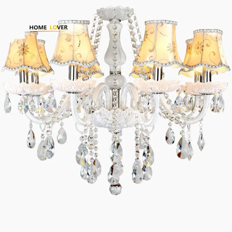 Led Chandeliers for Dining room Bedroom Kitchen White Color K9 Crystal Chandelier light For Home Decoration lustres para quarto
Led Chandeliers for Dining room Bedroom Kitchen White Color K9 Crystal Chandelier light For Home Decoration lustres para quarto