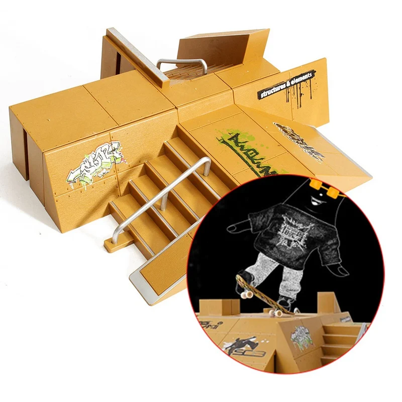 New Arrival Skate Park Ramp Parts for Tech Deck Fingerboard Finger Board Ultimate Parks 92B for Kids Toys Finger Skateboards
New Arrival Skate Park Ramp Parts for Tech Deck Fingerboard Finger Board Ultimate Parks 92B for Kids Toys Finger Skateboards