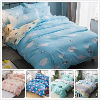 Soft Cotton Bedding Set 3pcs/4pcs Kdis Child Bed Linens Single Tiwin Queen King Size Duvet Cover Sheet Quilt Pillow Case 150x200
Soft Cotton Bedding Set 3pcs/4pcs Kdis Child Bed Linens Single Tiwin Queen King Size Duvet Cover Sheet Quilt Pillow Case 150x200