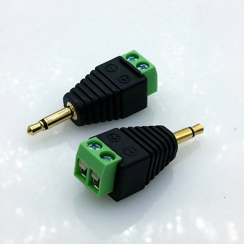 10pcs 3.5mm single track Connector mono Sound Track Plug Solderless Connector DIY Screw Lock Cable Adapter for audio or video
10pcs 3.5mm single track Connector mono Sound Track Plug Solderless Connector DIY Screw Lock Cable Adapter for audio or video