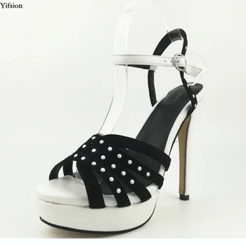 Olomm New Women Platform Sandals Sexy Stiletto High Heels Sandals Open Toe Gorgeous Black Dress Shoes Women Plus US Size 5-15
Olomm New Women Platform Sandals Sexy Stiletto High Heels Sandals Open Toe Gorgeous Black Dress Shoes Women Plus US Size 5-15