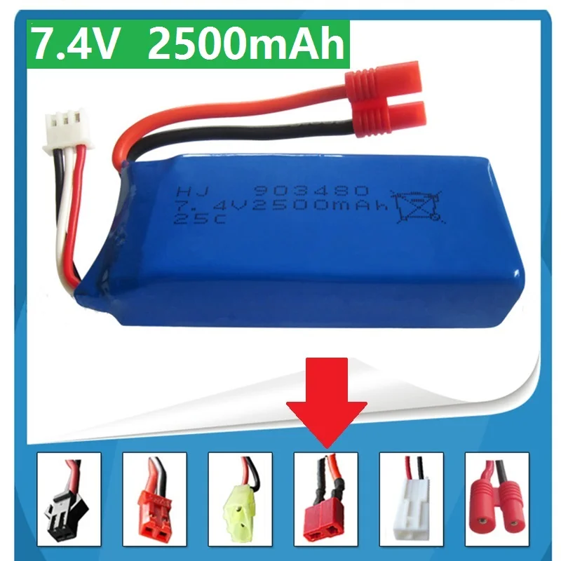 Lipo 7.4v 2500mAh Syma X8C X8W X8G quadrocopter high capacity Model aircraft rechargeable lipo battery 903480 For T plug NO:4
Lipo 7.4v 2500mAh Syma X8C X8W X8G quadrocopter high capacity Model aircraft rechargeable lipo battery 903480 For T plug NO:4