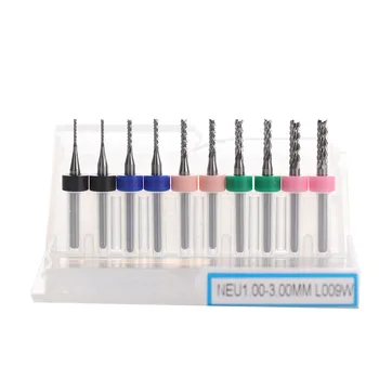 10pcs Tungsten Steel Carbide End Mill Engraving Corn Teeth Bits PCB Rotary Burrs Milling Cutter Drill Bit 1.0-3.0MM
10pcs Tungsten Steel Carbide End Mill Engraving Corn Teeth Bits PCB Rotary Burrs Milling Cutter Drill Bit 1.0-3.0MM