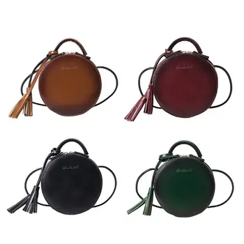 Women Ladies Vintage Round Crossbody Shoulder Bag Tassel Tote Messenger Leather Satchel Handbag
Women Ladies Vintage Round Crossbody Shoulder Bag Tassel Tote Messenger Leather Satchel Handbag