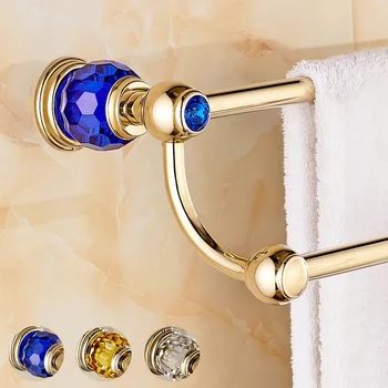 Crystal Double Towel Bar,Towel Holder,Solid Brass Made,Gold Finished,Bath Products,Bathroom Accessories
Crystal Double Towel Bar,Towel Holder,Solid Brass Made,Gold Finished,Bath Products,Bathroom Accessories
