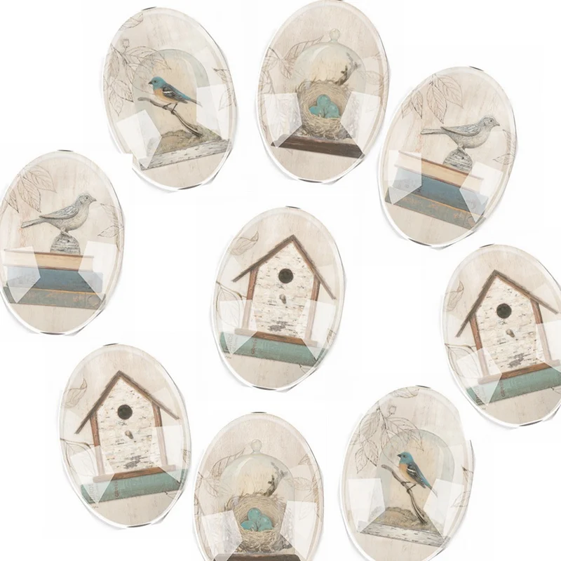 Handmade Glass Mixed Size Birds Cage Oval Flatback Cameo Cabochon Domed DIY Jewelry Charm Photo Pendant Setting
Handmade Glass Mixed Size Birds Cage Oval Flatback Cameo Cabochon Domed DIY Jewelry Charm Photo Pendant Setting