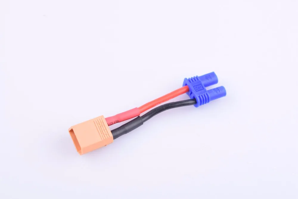 EC2 Female to XT30 Male Adapter 18AWG 40mm wire RC FPV Lipo Battery Quadcopter (2 Pack)
EC2 Female to XT30 Male Adapter 18AWG 40mm wire RC FPV Lipo Battery Quadcopter (2 Pack)