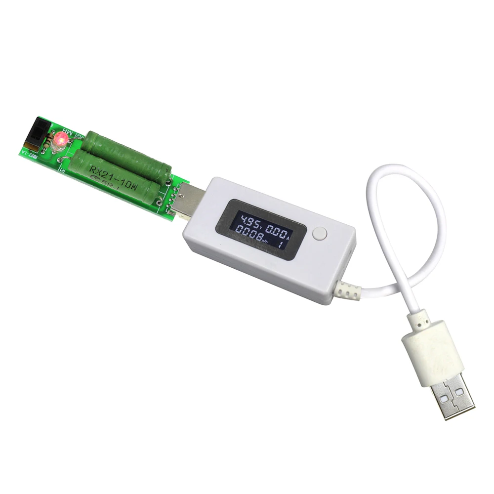 LCD Micro USB Charger Battery Capacity Voltage Current Tester Meter Detector+USB Mini Discharge Load Resistor 2A/1A with Switch
LCD Micro USB Charger Battery Capacity Voltage Current Tester Meter Detector+USB Mini Discharge Load Resistor 2A/1A with Switch