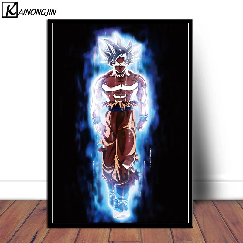 Art Poster Dragon Ball Z Super Goku Ultra Instinct Mastered Posters and Prints Wall Picture Canvas Painting Room Home Decoration
Art Poster Dragon Ball Z Super Goku Ultra Instinct Mastered Posters and Prints Wall Picture Canvas Painting Room Home Decoration