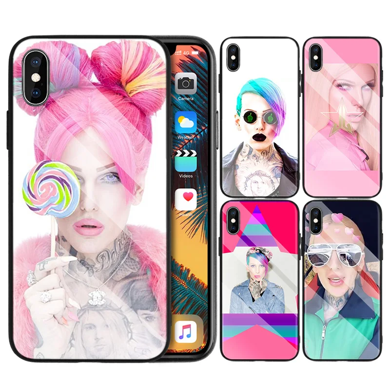 Tempered Glass Back Cover for Apple iPhone 7 8 6 6S X XR XS MAX Plus Jeffree Star Pattern Cute Soft Silicone Case for iPhone 7
Tempered Glass Back Cover for Apple iPhone 7 8 6 6S X XR XS MAX Plus Jeffree Star Pattern Cute Soft Silicone Case for iPhone 7