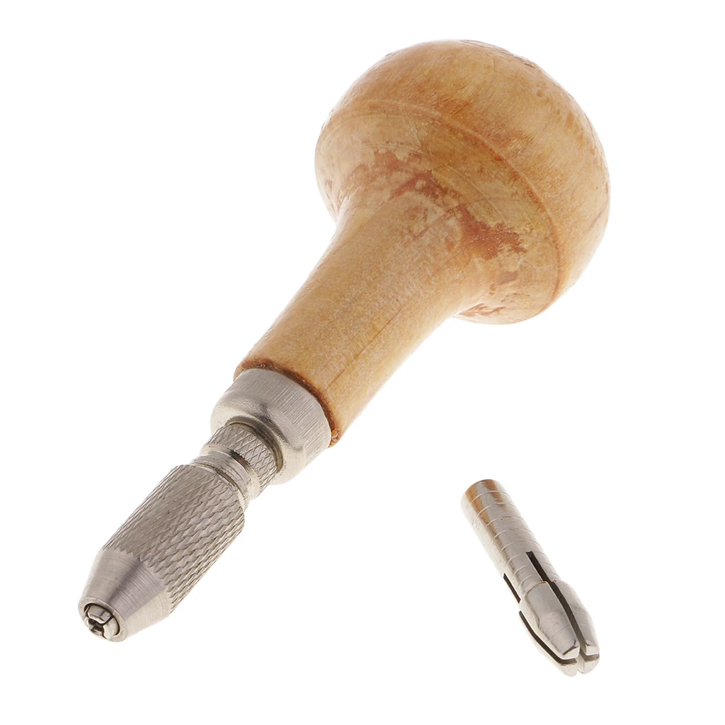 Wood Handle Pin Vise Vice Hand Twist Drill Rotary Tools for Jeweler Jewelry Making Hobby DIY Model Craft for 1.0-2.4mm Bits
Wood Handle Pin Vise Vice Hand Twist Drill Rotary Tools for Jeweler Jewelry Making Hobby DIY Model Craft for 1.0-2.4mm Bits