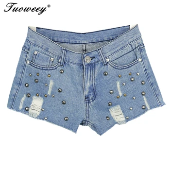 Summer Beaded Denim Shorts Female Casual Plus Size S~2XL Vintage Women Jeans Shorts Tassel Denim Shorts High Quality Wash Jeans
Summer Beaded Denim Shorts Female Casual Plus Size S~2XL Vintage Women Jeans Shorts Tassel Denim Shorts High Quality Wash Jeans