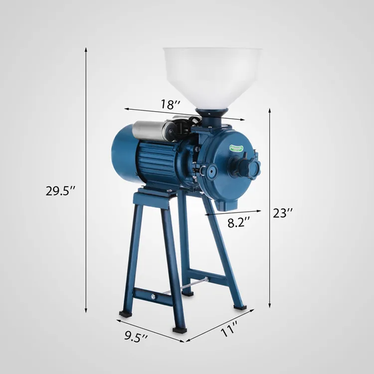 Electric Animal Poultry Feed Mill Wet Dry Grinder Corn Grain Rice Wheat Easy to use and portable
Electric Animal Poultry Feed Mill Wet Dry Grinder Corn Grain Rice Wheat Easy to use and portable