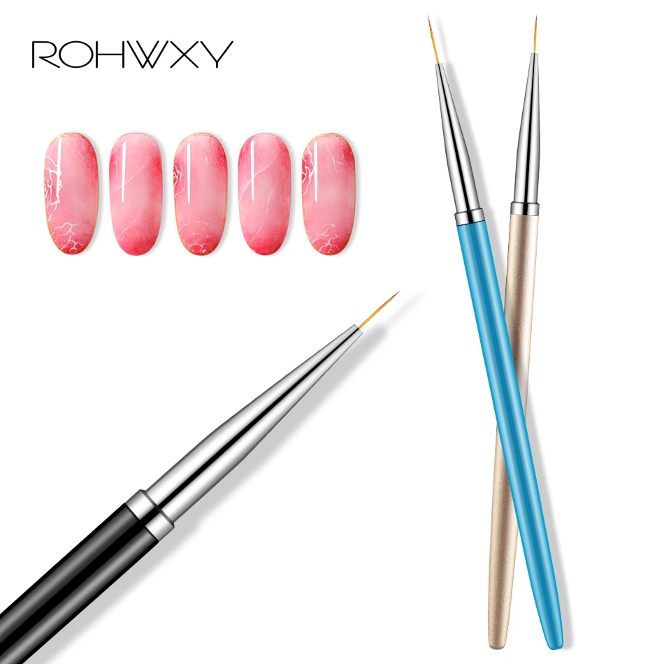 ROHWXY 3pcs/lot Nail Art Liner Brush Manicure Brushes Wooden Handle Lines Stripe Flower Painting 3D Nail Design Drawing Pen
ROHWXY 3pcs/lot Nail Art Liner Brush Manicure Brushes Wooden Handle Lines Stripe Flower Painting 3D Nail Design Drawing Pen