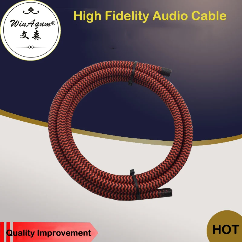 WinAqum 2 Meters OFC Copper Line Soft Wire Body with Double Shielding for Headphone Aux Mic Interconnect Audio Cable WG-470
WinAqum 2 Meters OFC Copper Line Soft Wire Body with Double Shielding for Headphone Aux Mic Interconnect Audio Cable WG-470