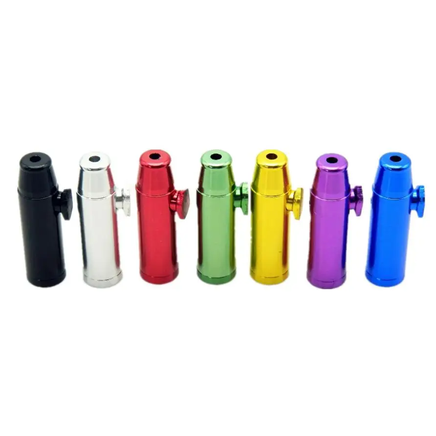 Random Metal Bullet Shaped Snuff Design Sniffer Mini Smoking Nose Pipe Cachimbo Smoking Pipe Smoke Cigarette Accessories
Random Metal Bullet Shaped Snuff Design Sniffer Mini Smoking Nose Pipe Cachimbo Smoking Pipe Smoke Cigarette Accessories