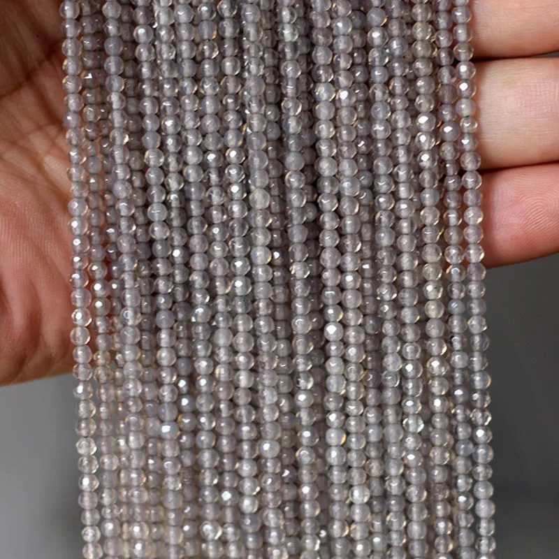 125pcs 3mm Faceted Gray Agates Stone Beads Natural Stone Seed Loose Spacer Beads For DIY Bracelets Necklace Jewelry Making Gift
125pcs 3mm Faceted Gray Agates Stone Beads Natural Stone Seed Loose Spacer Beads For DIY Bracelets Necklace Jewelry Making Gift