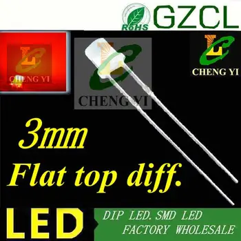 1000PCS Free shipping RED diffused 3mm flat top led DIODE 620-625nm round dip led indicator2.0-2.2V(CE&Rosh)
1000PCS Free shipping RED diffused 3mm flat top led DIODE 620-625nm round dip led indicator2.0-2.2V(CE&Rosh)