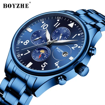 BOYZHE Automatic Mechanical Watch New Top Luxury Brand Men Watch Design Sport Watch Waterproof Stainless Steel Reloj Hombre
BOYZHE Automatic Mechanical Watch New Top Luxury Brand Men Watch Design Sport Watch Waterproof Stainless Steel Reloj Hombre