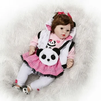 50cm/20'' Reborn Baby Dolls Vinyl Silicone Realistic Newborn Panda Girl Handmade Girl Toys For Kids Toys For Girls
50cm/20'' Reborn Baby Dolls Vinyl Silicone Realistic Newborn Panda Girl Handmade Girl Toys For Kids Toys For Girls