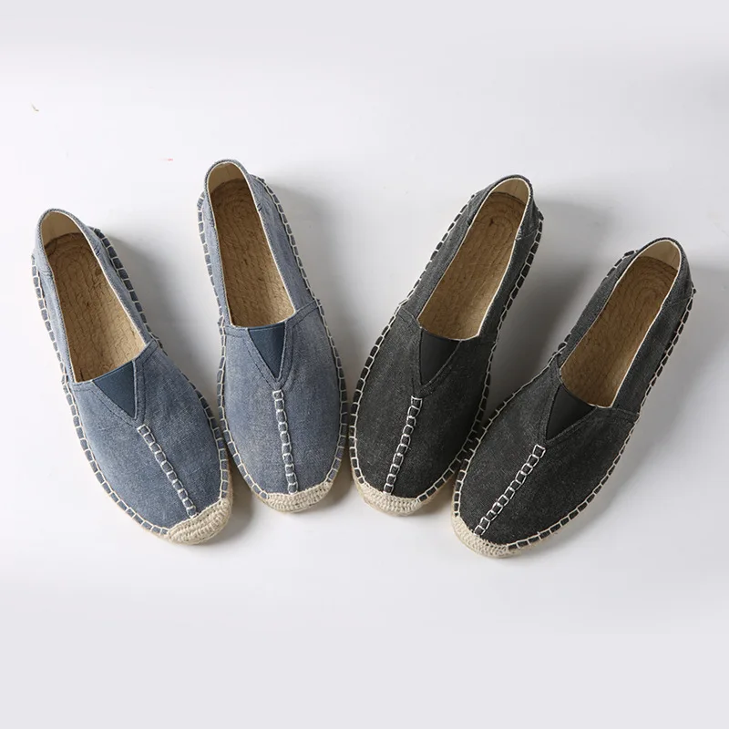 2019 summer new comfortable simple beef drill upper hemp rope breathable canvas shoes men comfortable wild casual flat shoes.
2019 summer new comfortable simple beef drill upper hemp rope breathable canvas shoes men comfortable wild casual flat shoes.