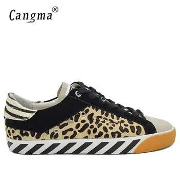CANGMA Leopard Sneakers Men Designer Shoes Genuine Leather Horse Hair Casual Man Shoes Handmade Male Comfortable Footwear
CANGMA Leopard Sneakers Men Designer Shoes Genuine Leather Horse Hair Casual Man Shoes Handmade Male Comfortable Footwear