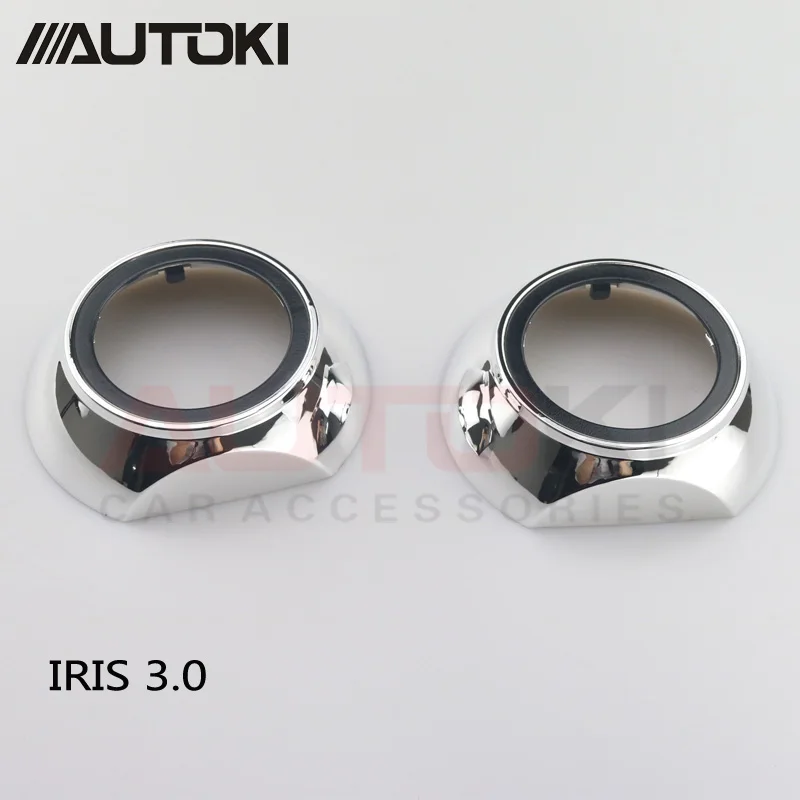Autoki Iris HID Projector Shrouds Masks Hoods Bezels for Projector Retrofit Chorme Black Fit 3.0 2.5 inch Lens Q5 E5 WST
Autoki Iris HID Projector Shrouds Masks Hoods Bezels for Projector Retrofit Chorme Black Fit 3.0 2.5 inch Lens Q5 E5 WST